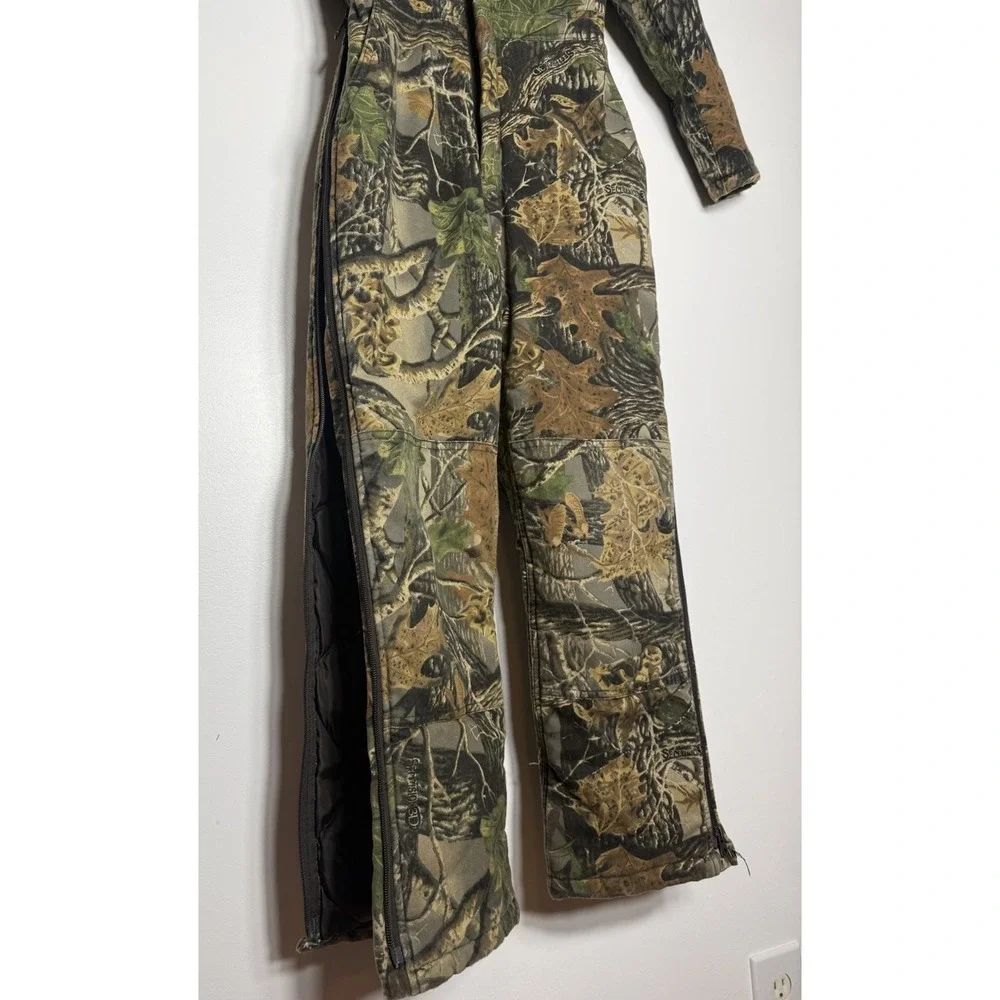 Cabelas Camo Seclusion 3D Youth Medium Coveralls Hunting Quilt Lined‎